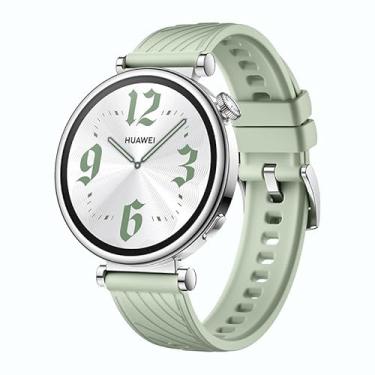 Imagem de SmartWatch, HUAWEI WATCH GT 4 41mm, Design Geométrico, Novo gerenciamento de calorias, Até 2 semanas de bateria, Compatível com iOS e Android, Sistema GPS integrado, Verde