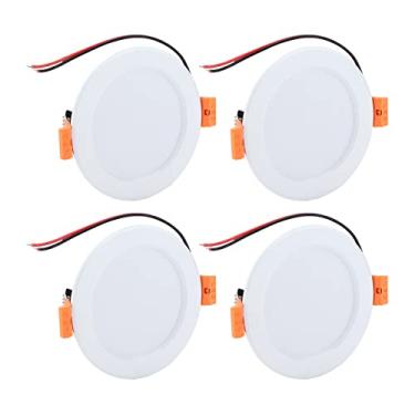 Imagem de Luz de Teto para Rv, 4 Peças, 4 Polegadas, 300lm, 6000k, Redonda, Iluminação Interior do Carro, Branca, para Caravana, Iate, Dc 12v, 3w