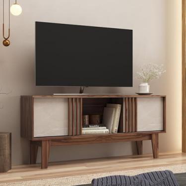 Imagem de Rack Ripado para Tv até 65 Polegadas 2 Portas Rk2200 Wengue/Petra