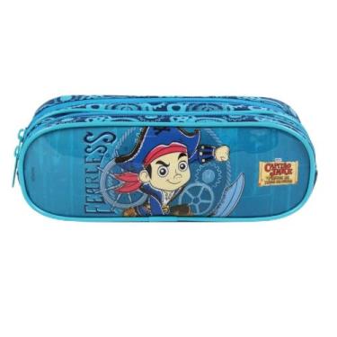 Imagem de "Estojo Capitão Jake 30064 em Poliéster, Tamanho P 2 divisórias Azul - Dermiwil"