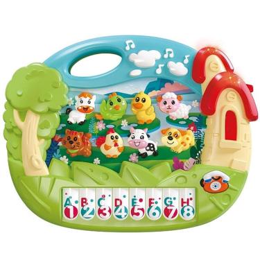 Imagem de Brinquedo Educativo e Musical Fazendinha com Som e LUZ DM TOYS