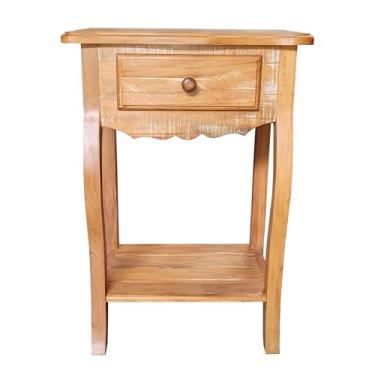 Imagem de Mesa de Cabeceira Sara em Madeira de Demolição - Cód 348