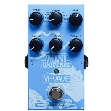 Imagem de Pedal M-Vave Mini-Universe Digital 9 Tipos de Reverb