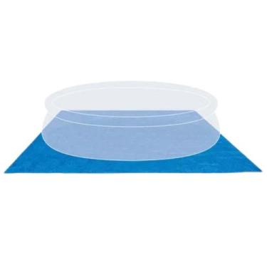 Imagem de Proteção de fundo piscina intex 488cm compativel bestway mor, Azul