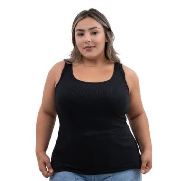 Imagem de Regata Feminina Blusa Blusinha Rosa Cavada Fitness Academia Plus Size 