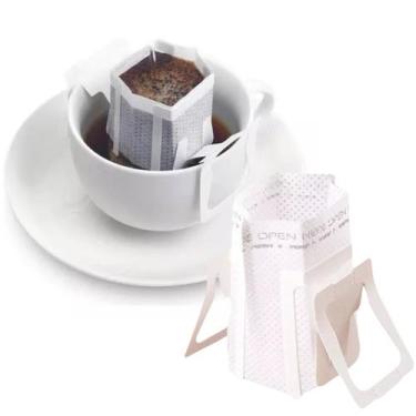 Imagem de 100 Coador De Café Filtro Dose Única Individual Descartável - Novo Sec