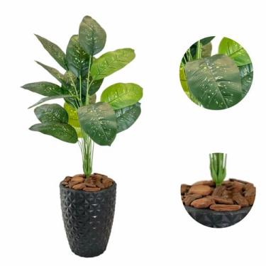 Imagem de Arranjo Artificial Comigo Ninguém Pode com Vaso Polietileno - Flor Imp