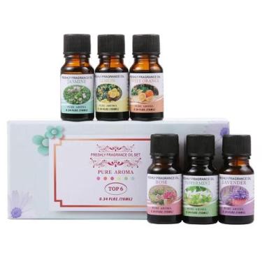 Imagem de Óleos de aromaterapia orgânicos aromaterapia presente do feriado conju