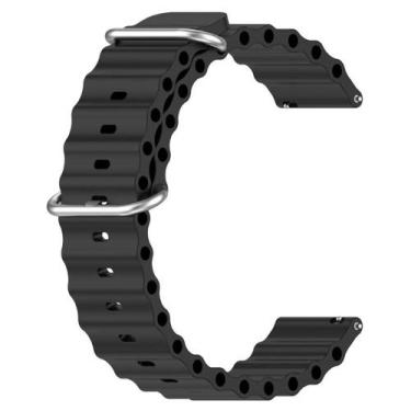 Imagem de Pulseira Silicone Oceano Pinos Engate Rápido Para Relógio - Poolsy, Pr