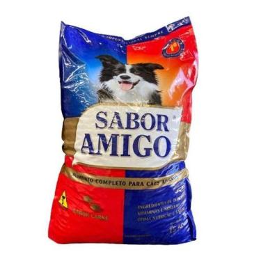Imagem de Ração Para Cão Adulto Sabor Amigo 18% Prot. - 15 Kg - Ração Sabor Amig