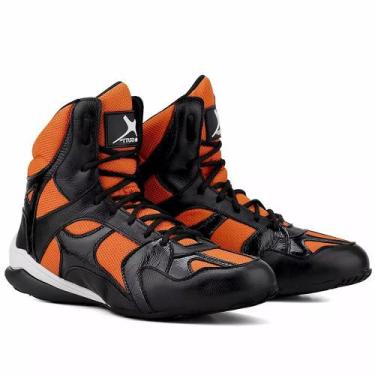 Imagem de Bota Treino Feminina Couro Cano Alto Academia Conforto - Mr. Gutt, 43,