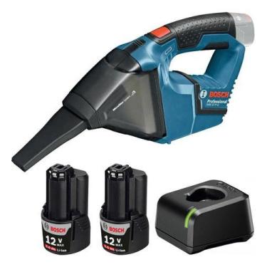 Imagem de Aspirador Pó Sem Fio Bosch Gas 12v 2 Baterias 2a Carregador