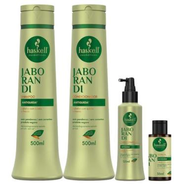 Imagem de Kit Haskell Jaborandi Shamp + Cond 500ml - 4 Itens Completo