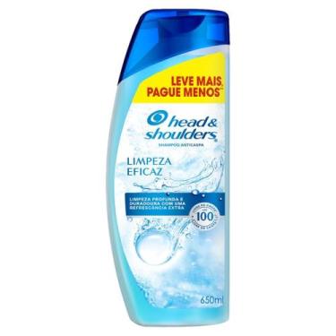Imagem de Shampoo Head&Shoulders Limpeza Eficaz Leve Mais Por Menos 650ml - Head