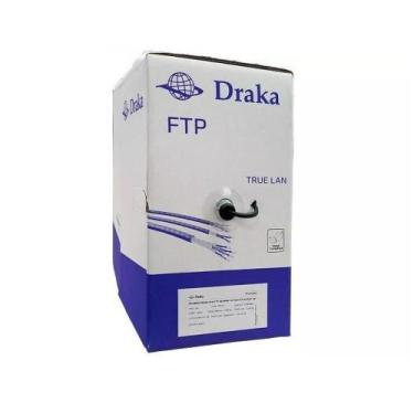 Imagem de Cabo Lan CAT5E 4P Blindado 305m Preto Prysimian - PRYSMIAN