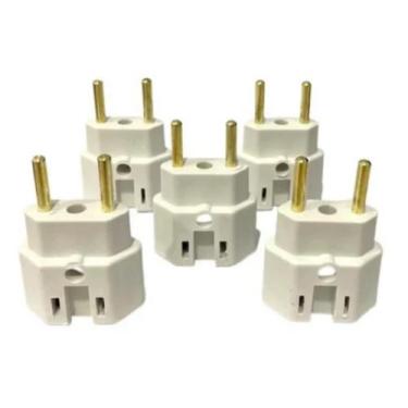 Imagem de Kit 5 und Adaptadores De Tomada 10a/20a 250v Bob Bejamim - Danti
