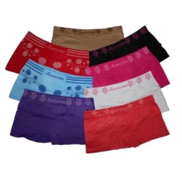 Imagem de Kit 10 Calcinhas Box Infantil Bebe Criança (2a10 anos) Microfibra - Se