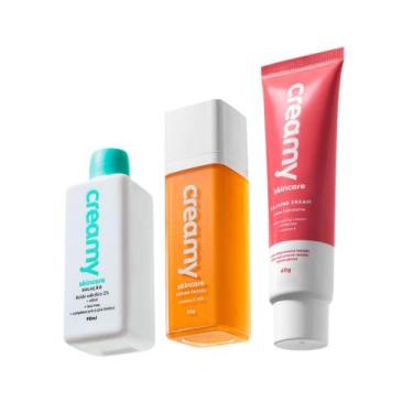 Imagem de Kit Creamy Skincare Vitamina C Salicílico Hidratante Calming Cream (3 