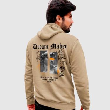 Imagem de Blusa Moletom Genuine Grit Masculina Estampada Algodão 30.1 Dream Make