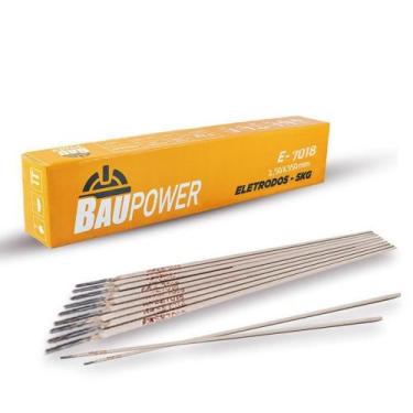 Imagem de Eletrodo p/ solda 5kg, 2,50x350mm, e7018 kg com 5 kg - BAUPOWER 