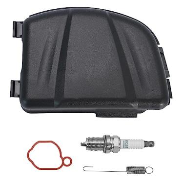 Imagem de laffoonparts 595658 Tampa do filtro de ar 798452 substituição do filtro de ar para motor de cortador de grama Brigs-Straton 093J02 09P700 103M02 104M02 104M05