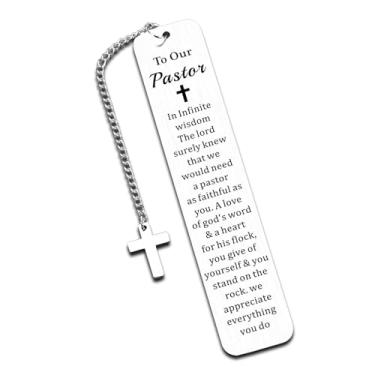Imagem de Presentes de agradecimento ao pastor - Marcador de livro para mulheres e homens, presentes de apreciação para pastores, esposas, presentes para pastor, dia de apreciação, presentes cristãos, boo,