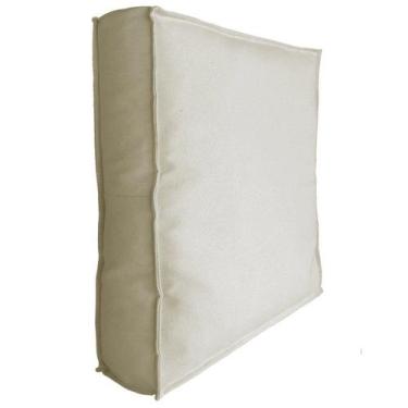 Imagem de Almofada Algodão Futton Zabuton 42x42cm - Natural - FASTLAR