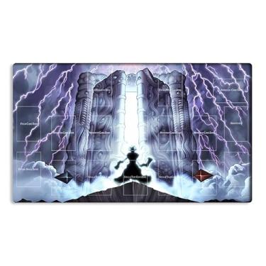 Imagem de Mlikemat New Playmat The Gates of Dark World TCG OCG CCG Tapete de mouse pad com zonas + bolsa (Z0014-628-A)