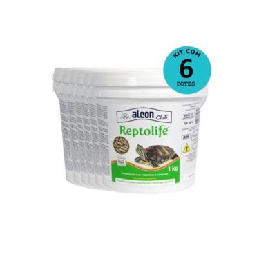 Imagem de Kit Ração Alcon Club Reptolife 1kg - com 6 unidades