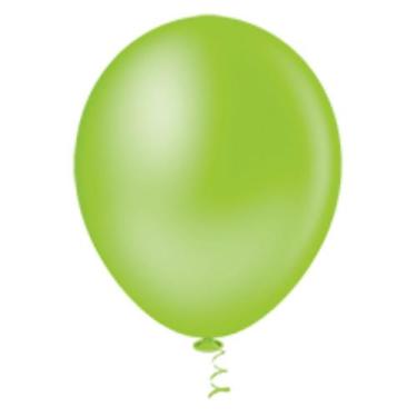 Imagem de Balão Látex Redondo 8 Verde Limão 50 Un - Pic Pic