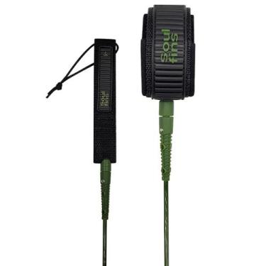 Imagem de Leash Surf Safe Pró Soulfins Verde Musgo - Soul Fins