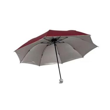 Imagem de Guarda Chuva Proteção Solar Resistente Cabe Na Bolsa Vermelh - Voyagem