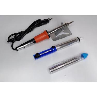 Imagem de Ferro solda 60W 127v com Tubete e Sugador - MIMI