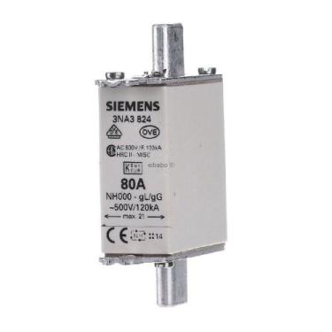 Imagem de Fusível NH Tamanho 000, 80A gG 500VCA/250VCC - Siemens