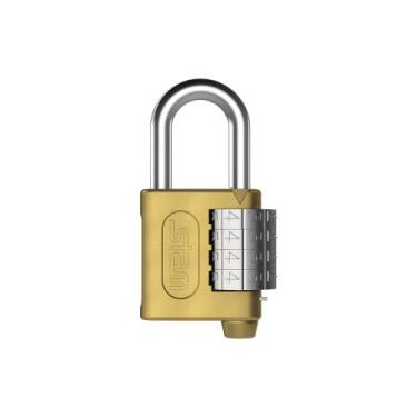 Imagem de Cadeado 40mm Com Segredo Original Stam Resistente Facil Usar Latonado