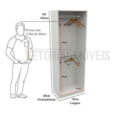 Imagem de Armário Arara Dupla M18 100% Mdf (closet Lojas Organizador) - VETORIAL