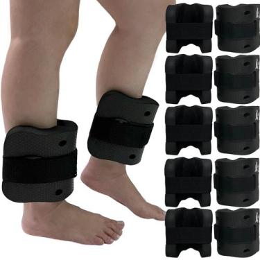 Imagem de Kit 5 Pares de Caneleiras de Hidroginástica Em EVA Peso 2 à 3kg DF4031