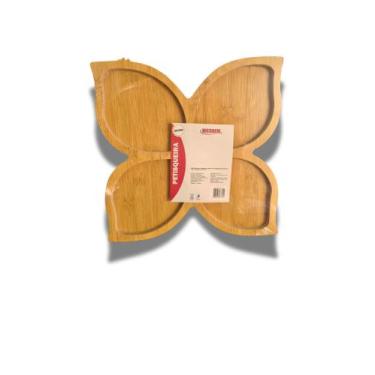 Imagem de Petisqueira  em MDF 29cm formato borboleta Nicobem