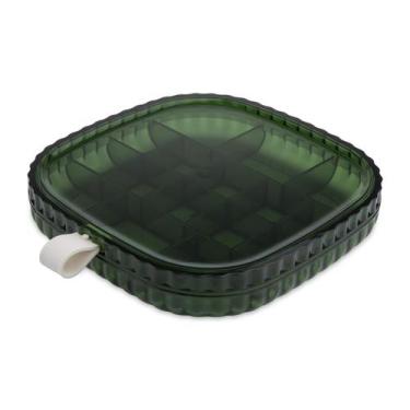 Imagem de Caixa de Joias Organizadora Multiuso Acrilico  1 Camada Alça Porta Joi