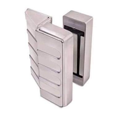 Imagem de Fechadura Eletro Magnética 12V Cromada  Agl  Al150 - A.R Variedades MT