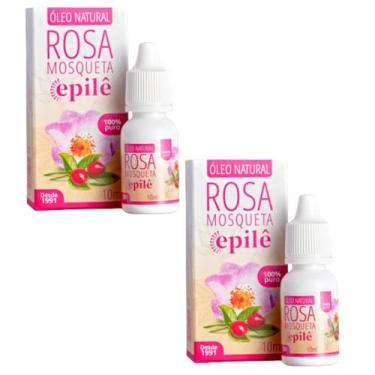 Imagem de Kit 2 Óleo Corporal De Rosa Mosqueta 100% Puro 10Ml - Epilê