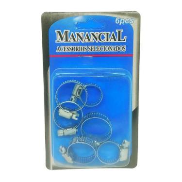 Imagem de Abraçadeira de Ferro com 6 Peças Aço Forte - NoBrand