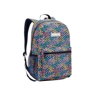 Imagem de Mochila Escolar Denlex com Bolso Frontal e Lateral Espaçosa Resistente