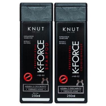 Imagem de Kit Knut Tratamento K-Force Shampoo Sem Sal 250ml Condicionador Leave-