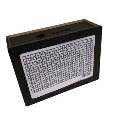 Imagem de Cofre Para Guardar 1 Mil Caixa De Dinheiro Em MDF - Método Japonês - A