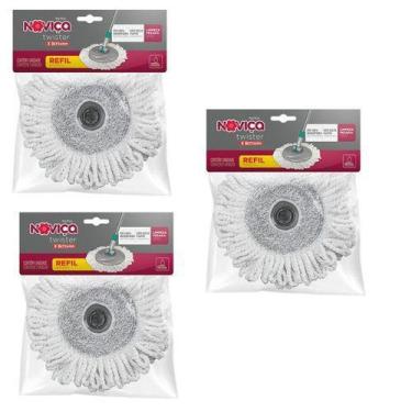 Imagem de KIT C/ 3 Refil Noviça para Mop Twister Bettanin BT190R