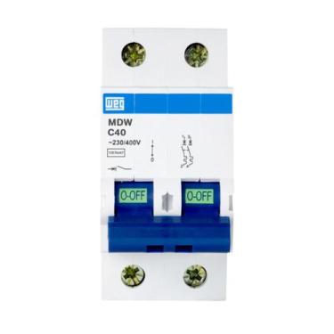 Imagem de Disjuntor Bipolar 40A Weg MDW-C40-2
