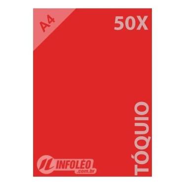 Imagem de 50 Folhas Papel Color Plus Tóquio (Vermelho) A4 180g