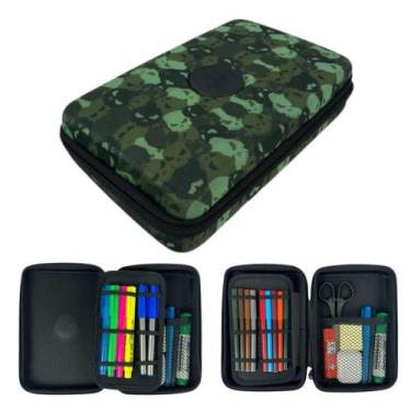 Imagem de Estojo escolar organizador grande feminino masculino Box Mil - DXDY