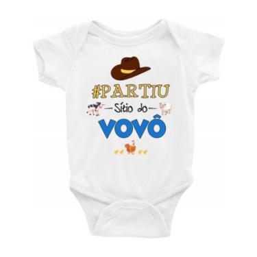 Imagem de Roupa Body  Bebê Partiu Sitio do Vovô - IDEIA INCRIVEL, M